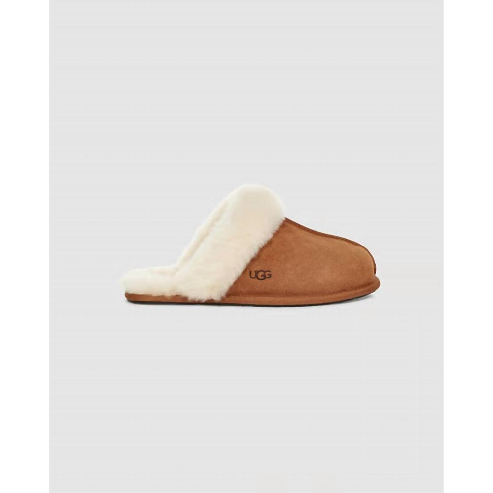 NEW UGG women's scuffette ii slipper in chestnut